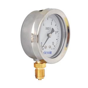 चीन थोक कस्टम उच्च गुणवत्ता वाले घरेलू थोक स्टील मामले तरल दबाव गेज - Product Image 5