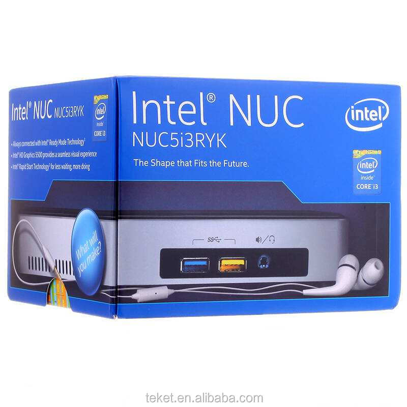 Intel NUC5i3RYK 5010U/8GB/SSD256GB/小型/25 Mini PC Intel Orginal NUC Kit NUC5i3RYK I3-5010U with 5th