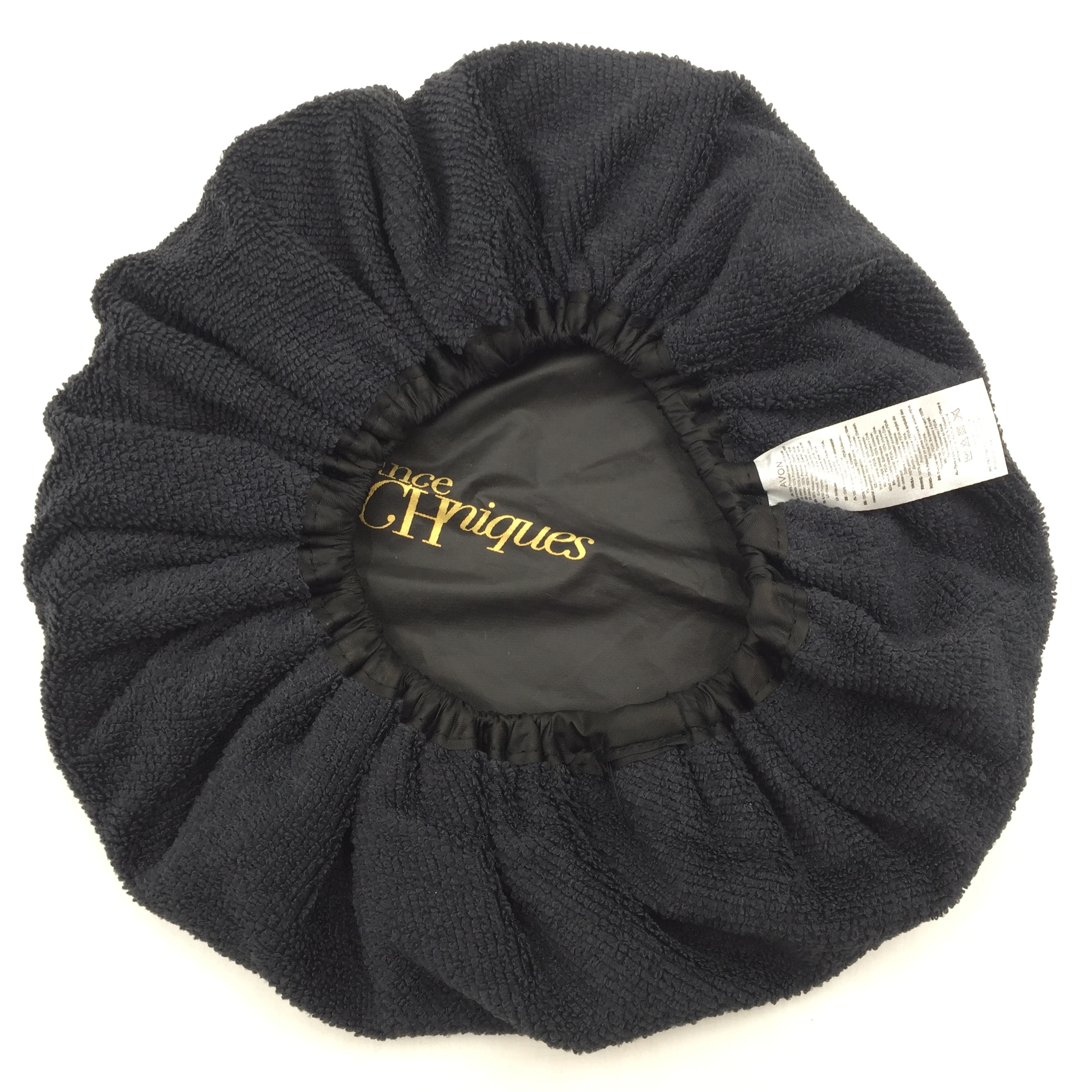 Индивидуальный логотип 3 в 1, водонепроницаемая большая черная шапочка для душа, шапочка для сухих волос, шапочка для паровой волос для женщин