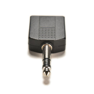 Adaptador de enchufe de Audio estéreo de 1/4 ", macho a hembra, 6,35mm, doble Mono, Conector estéreo, convertidor de micrófono <span class=keywords><strong>Y</strong></span> divisor - Product Image 3