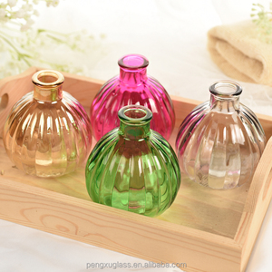 Bí ngô hình dạng thủy tinh dầu thơm chai và khuếch tán sậy dính với nút chai - Product Image 6