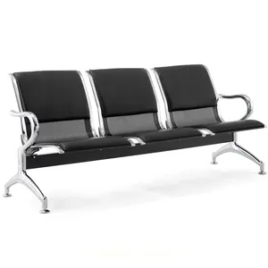 Professional Manufacture airport used seating waiting sofa tandem reception chair