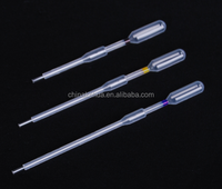 Pipette de transfert à double bulbe à volume fixe 40ul/80ul/120ul