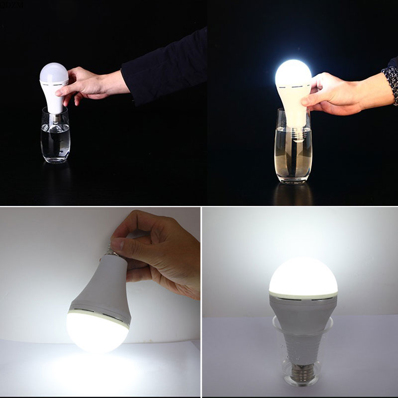 Ampoule LED Portable à crochet, télécommande solaire, Rechargeable