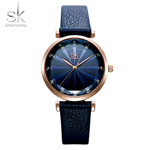 Shengke delle Donne di <span class=keywords><strong>Orologi</strong></span> di Lusso di Cuoio Delle Signore <span class=keywords><strong>Orologi</strong></span> Migliori <span class=keywords><strong>Marche</strong></span> di Moda Orologio di Diamanti Bayan Kol Saati Diamante Reloj Mujer 2019 - Product Image 1