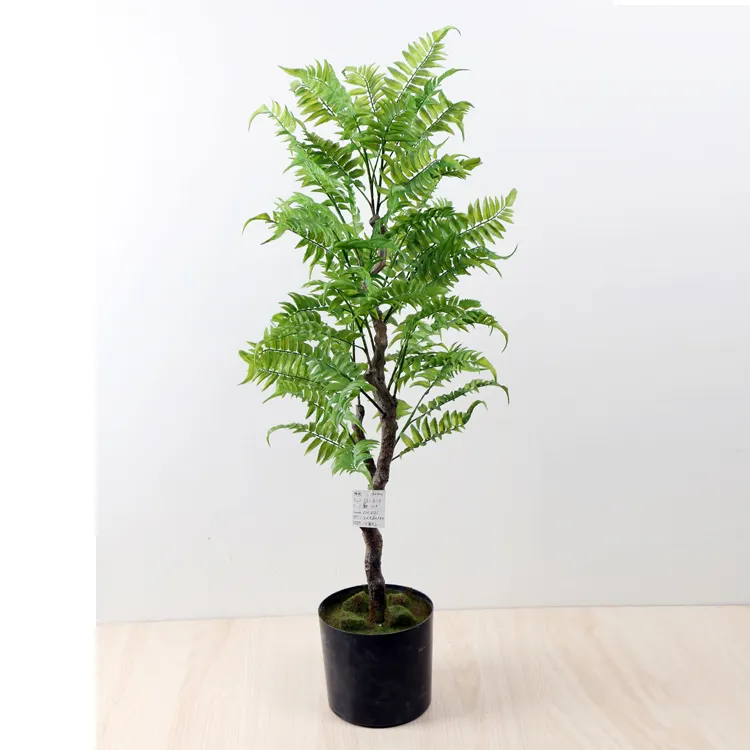 Nuovo prodotto felce piante artificiali Bonsai per piante di fiori artificiali decorativi per la casa da giardino