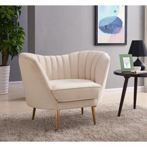 Meubles méridiens invités, <span class=keywords><strong>chaise</strong></span> en velours, Margo - Product Image 1