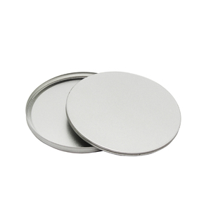 Boîte de rangement de <span class=keywords><strong>dvd</strong></span> en argent massif, impression personnalisée, cd rond, boîte en étain