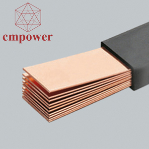 99 순도 CMP 1*5*32mm 접지 용 절연 적층 플랫 구리 스트립 - Product Image 2