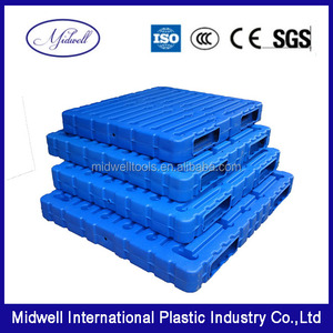 1500x1200mm taille empilable robuste double face en plastique de moulage par soufflage palette - Product Image 2