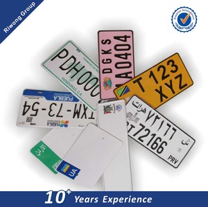 Placas de Matrícula de Automóviles para Licitaciones Gubernamentales, Placas de Matrícula de Aluminio - Product Image 5