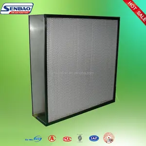 Productos HVAC con Panel plisado Rectangular desechables filtros Hepa