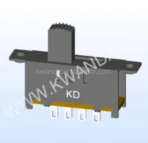 1극 <span class=keywords><strong>3</strong></span>위치 4핀 Sp3t 아두이노 메커니즘 토글 슬라이드 스위치 - Product Image 1