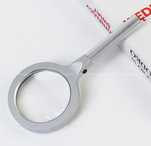 5X 10X LED Lighted Handheld <strong>Magnifier</strong> with 12 <strong>Lights</strong> for Reading, Zinc Alloy Metal Material <strong>Magnifier</strong>, <strong>Light</strong> Adjustable - Product Image 2