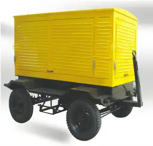 Generador principal de 32kW/25kVA, toldo silencioso, remolque, Diesel, Genset con motor de marca famosa 4B3.9-G2