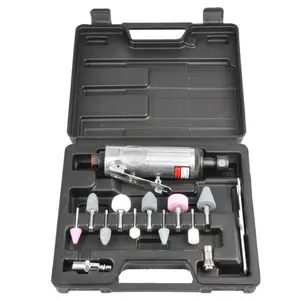 16pcs 3mm &amp;6mm Air Die Grinder Kit Mini Air Angle Grinder <strong>Pneumatic</strong> <strong>Tools</strong> for Sanding and Polishing - Product Image 1
