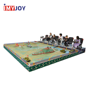 Multijugador juego de Carnaval de rotación de 360 grados juegos loco tanque - Product Image 4