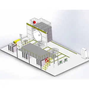 Máquina de rotomoldagem de plástico do hdpe