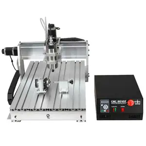 Kit de fresadora CNC de 4 ejes, Mini fresadora de escritorio, bricolaje, para publicidad, carpintería, 6040, China