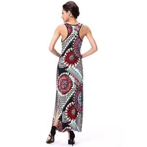 Moda Africana últimos diseños vestido <span class=keywords><strong>de</strong></span> Ankara tela impresa vestidos largos para las <span class=keywords><strong>mujeres</strong></span> al por mayor - Product Image 3