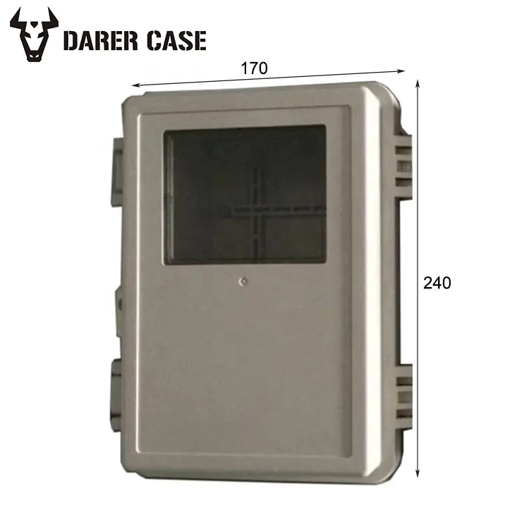 ip67 DE211 Large Plastic Hinge Box/Enclosure with window