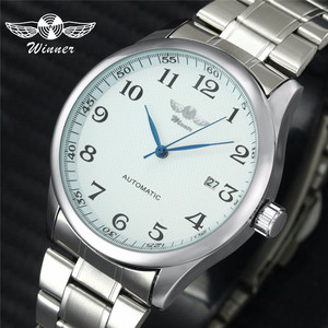 Người Chiến Thắng T Tối Giản Kinh Doanh Tự Động Đồng Hồ Cơ Khí Người Đàn Ông Thép Không Gỉ Dây Đeo Tay Màu Xanh Lịch Mens Đồng Hồ Thương Hiệu Hàng Đầu Sang Trọng - Product Image 2