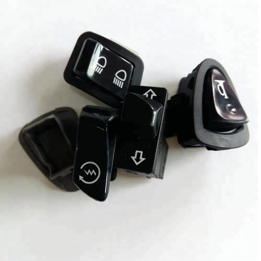 Виды водонепроницаемый кнопочный переключатель для мотоциклов нажмите переключатель руля