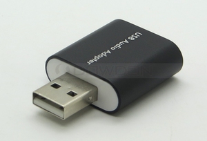 Adaptador USB a audio Convierte el puerto USB <span class=keywords><strong>DE</strong></span> LA PC en una <span class=keywords><strong>tarjeta</strong></span> <span class=keywords><strong>de</strong></span> <span class=keywords><strong>sonido</strong></span> estéreo <span class=keywords><strong>para</strong></span> Windows y <span class=keywords><strong>Mac</strong></span> - Product Image 4
