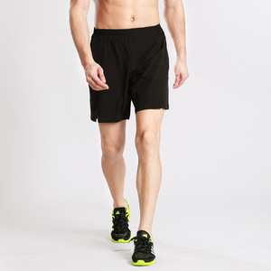Custom Logo Wholesale Breathable Casual <strong>Drawstring</strong> Woven Plain Blank Cotton Men Gym Sport Running Fitness Shorts - Product Image 4
