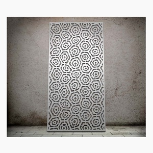 Panneaux décoratifs découpés au laser pour l'extérieur, écrans en acier inoxydable pour l'art mural de jardin - Product Image 4