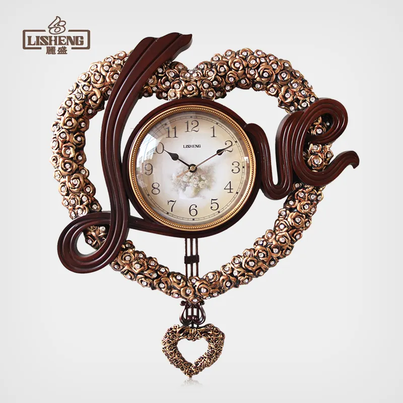 Reloj de pared personalizado en forma de corazón, regalo de boda, boda, D642AKY