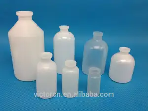 Fda pp plastik şişe ilaç/şişirme plastik tıbbi plastik şişe.