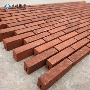 Carreaux de briques céramiques en terre cuite ignifuges pour mur