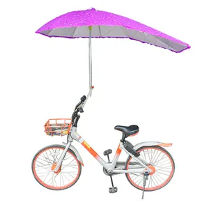 New Colorful Rain And Windproof, Sunshade Multicolor Bicycle Electric Bike Motorcycle Umbrella/