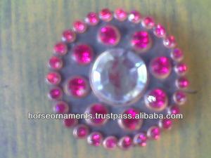 Conchos de Cristal para Sillas de Montar Estilo Western, Conchos con Tornillo, 24 mm, Colores y Tamaños Surtidos - Product Image 6