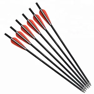 For Sale 8031 Bow ow Bolts Flat Nock Shoot Outdoor Archery 8*6 mm Glass fiber Arrow