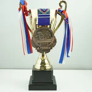 Medali dan Trofi Cangkir Cina/Medali 3d Antik/Medali Campuran Seng