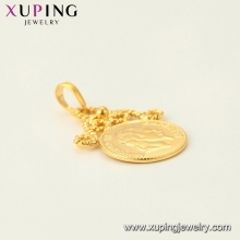 Pendentif pour pièce de monnaie empire 24K, tête en or, nouveauté 31829 - Product Image 5