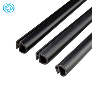 D-hình dạng nhôm cửa sổ và cửa cao su hồ sơ với đúc và cắt dịch vụ chế biến - Product Image 3