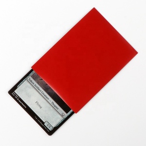 Joint solide Taille Personnalisée Rouge Noir Remorquage-Tons Couleur Carte De Jeu Manches Mtg Manchon de Carte Pour <span class=keywords><strong>Yu</strong></span>-<span class=keywords><strong>gi</strong></span>-<span class=keywords><strong>oh</strong></span>! -<span class=keywords><strong>Oh</strong></span> - Product Image 2
