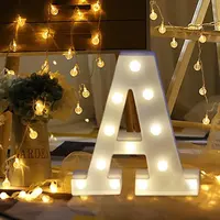 26 Englisch Alphabet Home Decor Party Festzelt Licht Buchstaben Zeichen Mini Valentinstag Hochzeits dekoration Led Light Up Letters