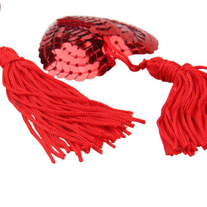 Pampilles auto-adhésives Sexy pour femmes, décoration, soutien-gorge en forme de cœur, soutien-gorge, pétales de poitrine, - Product Image 2