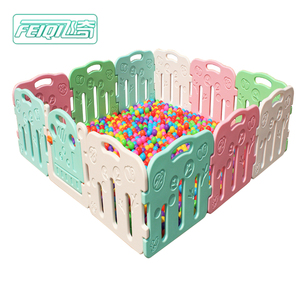 Bebé plástico <span class=keywords><strong>barato</strong></span> muebles de interior colorido seguridad del bebé juego valla bebé <span class=keywords><strong>corralito</strong></span> - Product Image 1