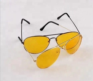 Gafas de <span class=keywords><strong>sol</strong></span> con visera nocturna para Conductor, lentes de Color amarillo, baratas, Airman, 2017 - Product Image 3