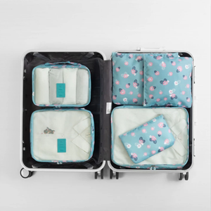 6 cubos de embalaje/cubos de viaje-organizadores de viaje con bolsa para zapatos-gris - Product Image 3