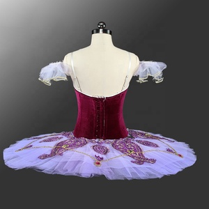 Tutù da Balletto Professionale per Ragazze, Costume da Danza Romantica per Competizioni, Abito da <span class=keywords><strong>Ballerina</strong></span> Patriottico - Product Image 3