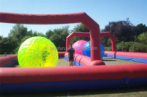 2016 di vendita caldo gonfiabile hill giù zorb palla di bowling con pista gonfiabile - Product Image 2