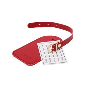 Travelsky Personnalisé en gros couleur unie en vrac <span class=keywords><strong>avion</strong></span> étiquette de bagage en cuir D'UNITÉ CENTRALE - Product Image 5