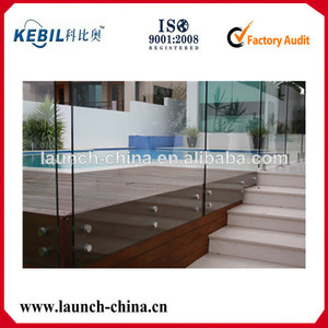 de acero inoxidable soporte enfrentamiento <span class=keywords><strong>para</strong></span> la celebración de vidrio <span class=keywords><strong>para</strong></span> la terraza al aire libre - Product Image 1