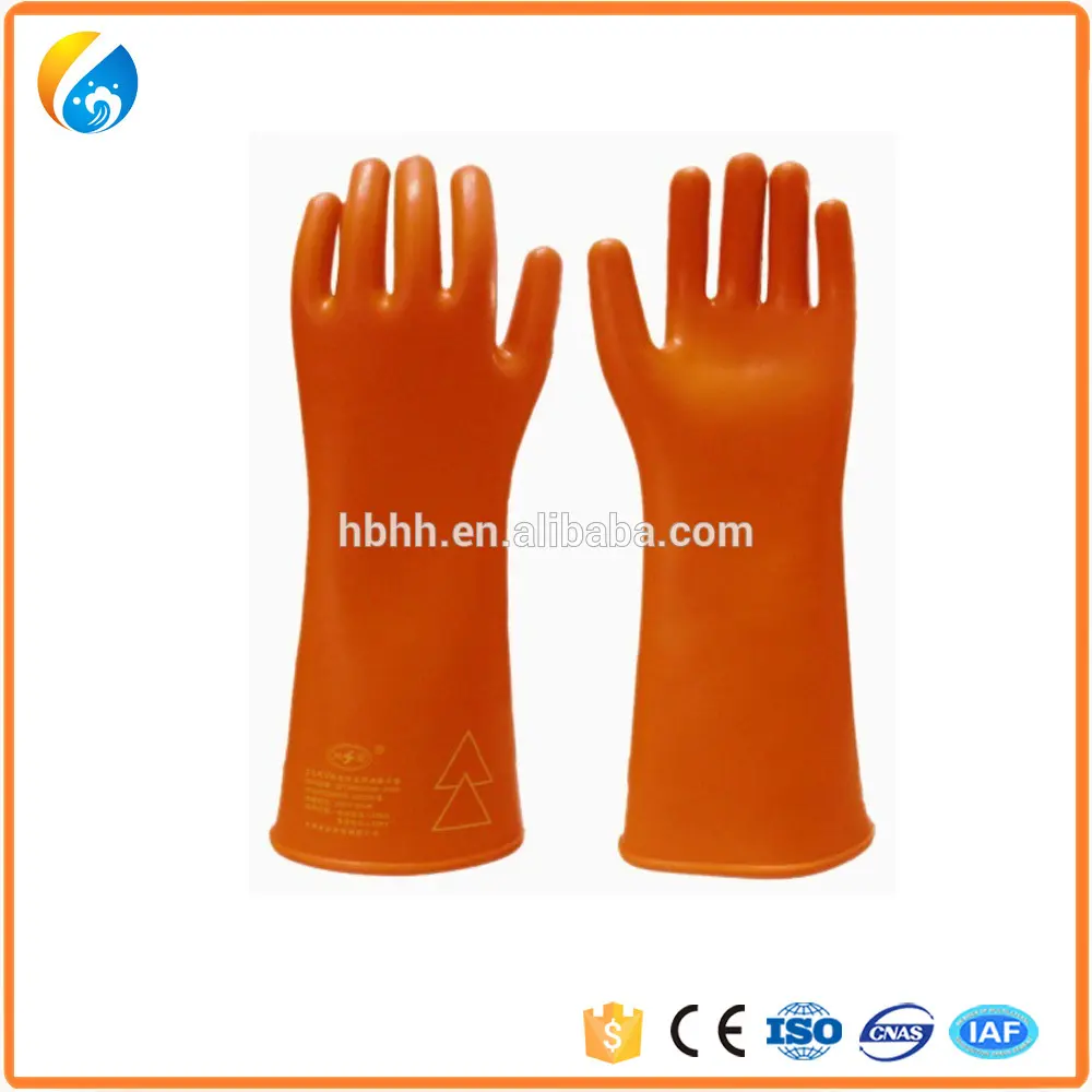 قفازات مطاط الكهربائية اليد | هرتز gloves|high قفازات سلامة الجهد الكهربائي